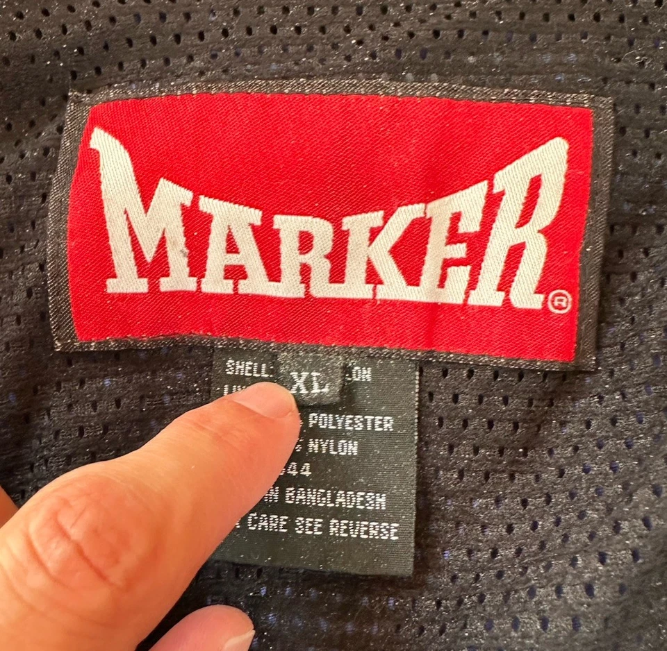 Marker Men’s Full zip winter coat Size XL Blue Rtr - Image 3 of 4