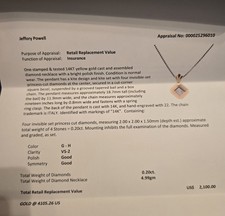 Gold Diamond Necklace