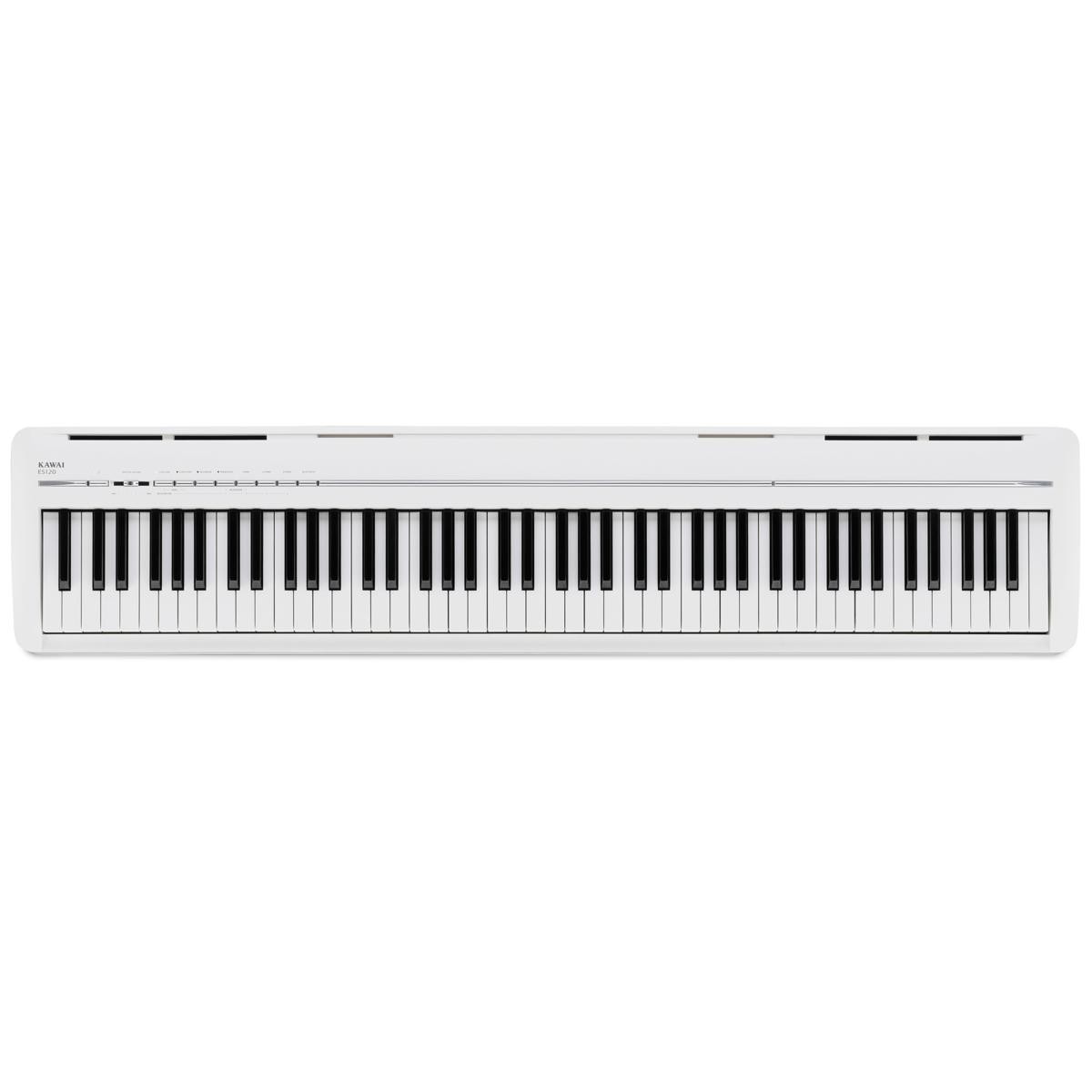 Kawai ES120 88-Key Portable Digital Piano with Speakers Elegant White 151890₽