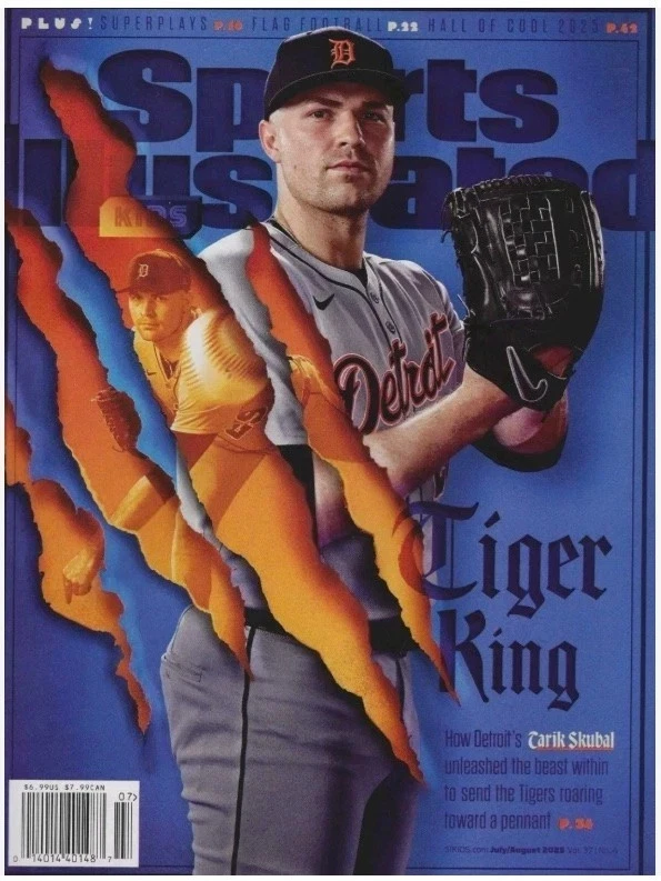 SPORTS ILLUSTRATED KIDS MAGAZINE JULY 2025 | TIGER KING | TARIK SKUBAL