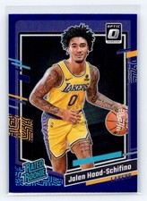 2023-24 Donruss Optic #214 Jalen Hood-Schifino Purple RC Los Angeles Lakers