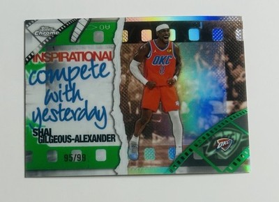 2025-26 Topps Chrome Inspirational Shai Gilgeous-Alexander Green /99 #IP-11*NM
