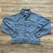 Vintage 70s Levis Panatela Tops Type 2 Denim Shirt Jacket Size Large G2U