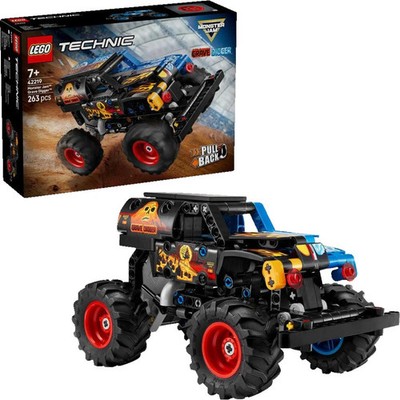 LEGO Technic 42219 Monster Jam Grave Digger Feuer und Eis Klemmbausteine