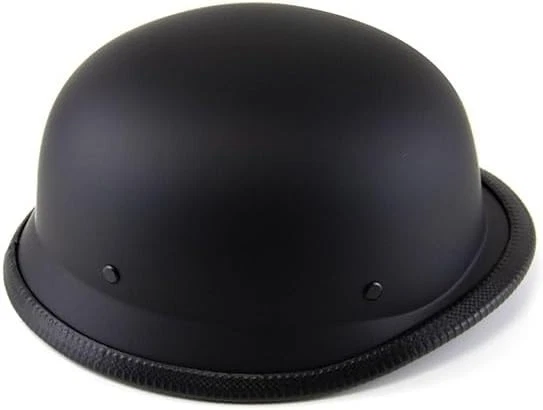 German M35 Style Half Motorcycle Helmet Retro WWII DOT Certified Cruiser Large - Image 2 of 4