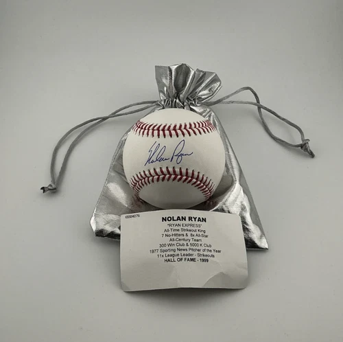 Nolan Ryan - Autographed Official MLB  Baseball - Tristar Authenticated