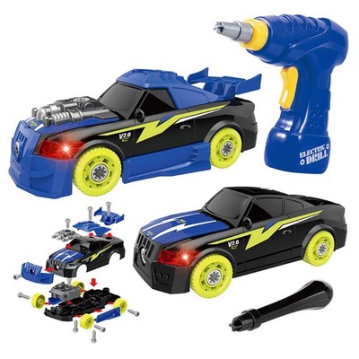 GILOBABY Take Apart Auto Spielzeug für Kinder - Bauen Sie Ihr eigenes Fahrzeug mit elektrischer D...
