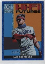 2022 Bowman Hi-Fi Futures Mega Box Blue Mojo Refractor /150 Luis Rodriguez 0rd2