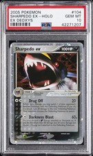 2005 POKEMON EX DEOXYS #104 SHARPEDO EX-HOLO PSA 10 on eBay