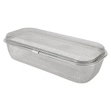 Dishwasher Silverware Basket, Stainless Steel Mesh Dishwasher Basket Dishwash...
