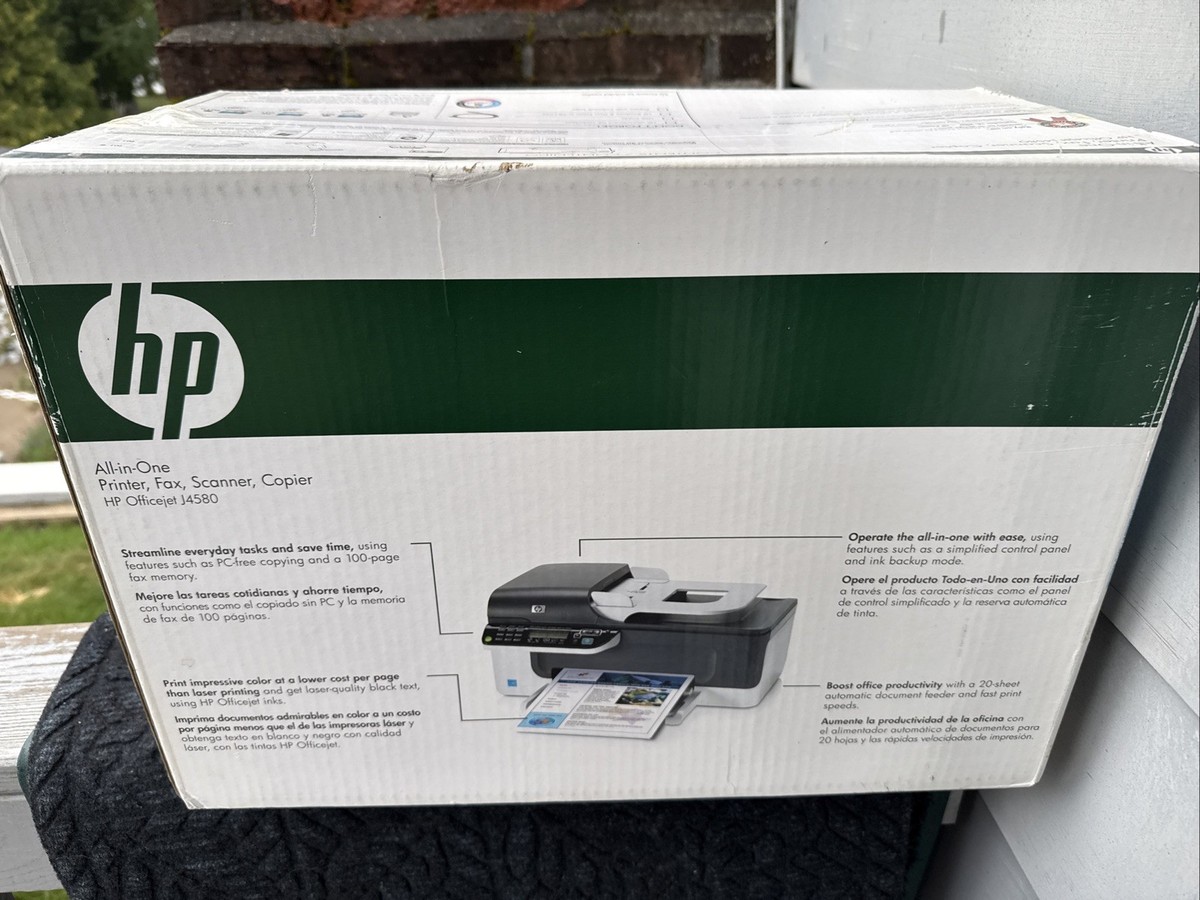 HP OfficeJet j4580 All-In-One Inkjet Printer for sale online | eBay