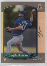 2000 Bowman Chrome Refractor Kyle Snyder #377 0s55