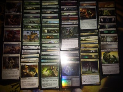 Magic The Gathering Commander Deck MTG Commander EDH Deck  Ghave, Guru Of  Spores (100 Cards + Tokens)  Abzan Colors  Used Custom Deck Abzan Token  Deck