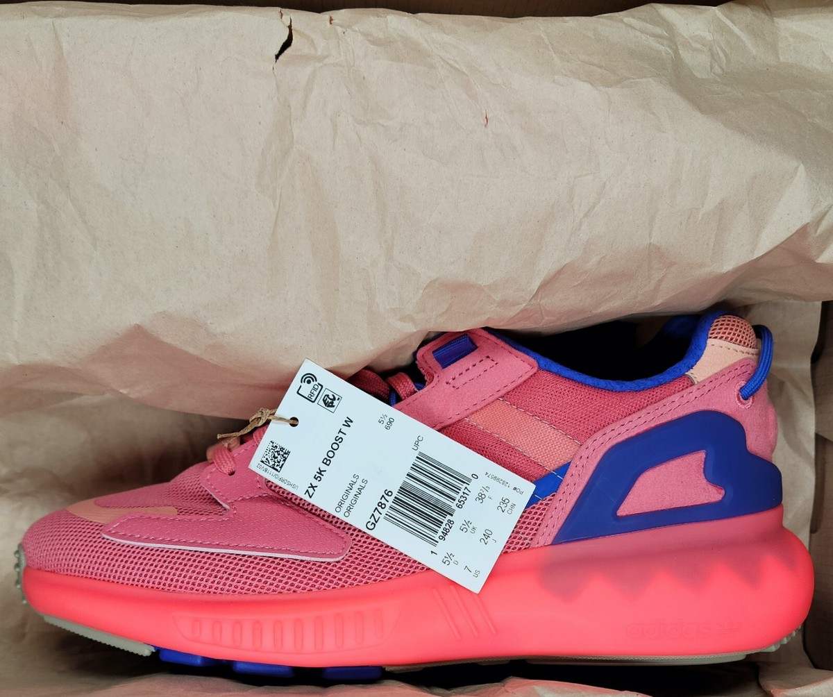 Adidas W ZX 5K Boost Hazy Rose GZ7876 Women's Running Pink Shoes