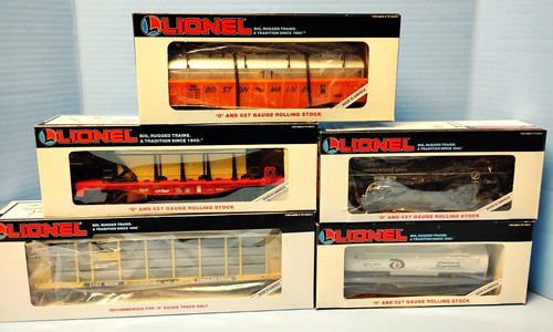 LIONEL 6-11726 ERIE LACKAWANNA FREIGHT SET WITH HORN O GAUGE/USED - Picture 7 of 16