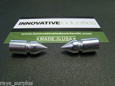 Valve Stem Caps Billet Aluminum Short Spike  Harley 2 Pack Made In The Usa