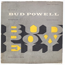 Ultra RARE Bud Powell - The Artistry of Bud Powell 7" 45rpm EP Vinyl 1954 VG+