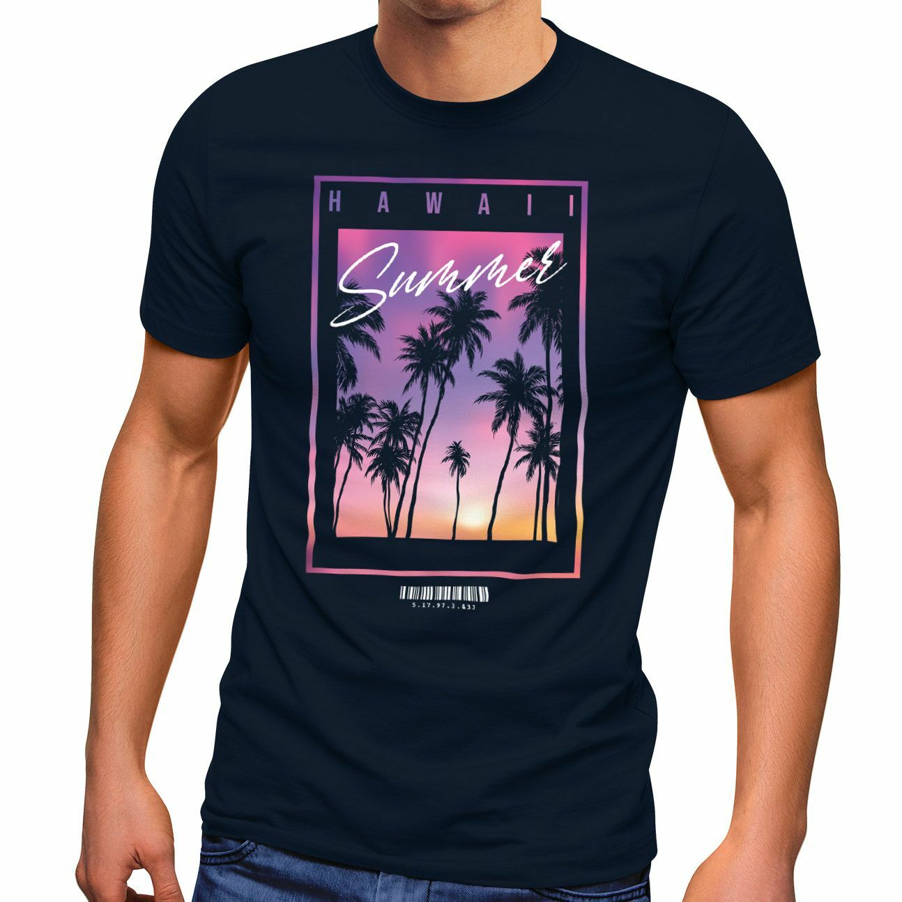 Uomo Magliette Hawaiani con Stampa Fantasia Set Magliette Casual A