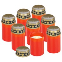 Pearl 8Er-Set Flackernde Grablicht-Led-Kerzen, Batteriebetrieb, 12 Cm Hoch