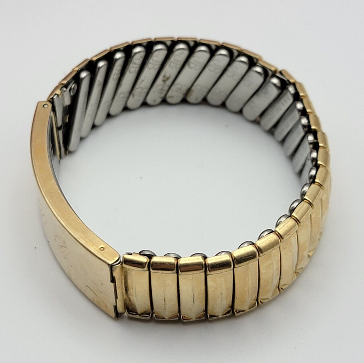 Vintage JB Champion Gold Plated Expansion Bracelet Monogram