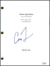 Cary Joji Fukunaga "Beasts of No Nation" AUTOGRAPH Signed Script Screenplay ACOA