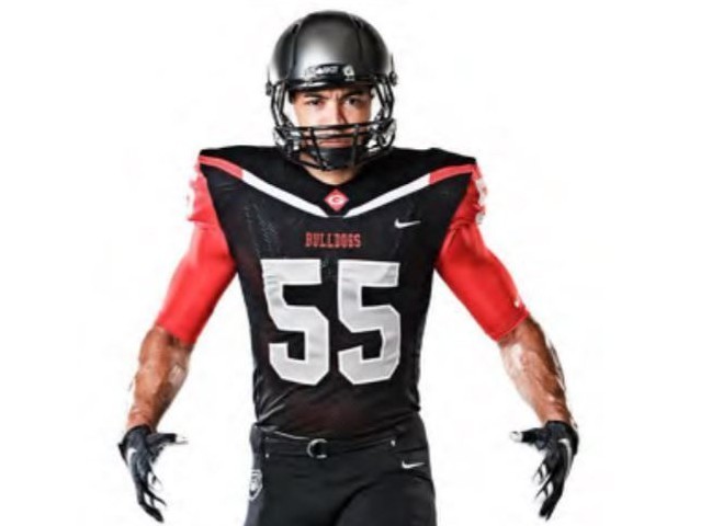 black nike football jersey