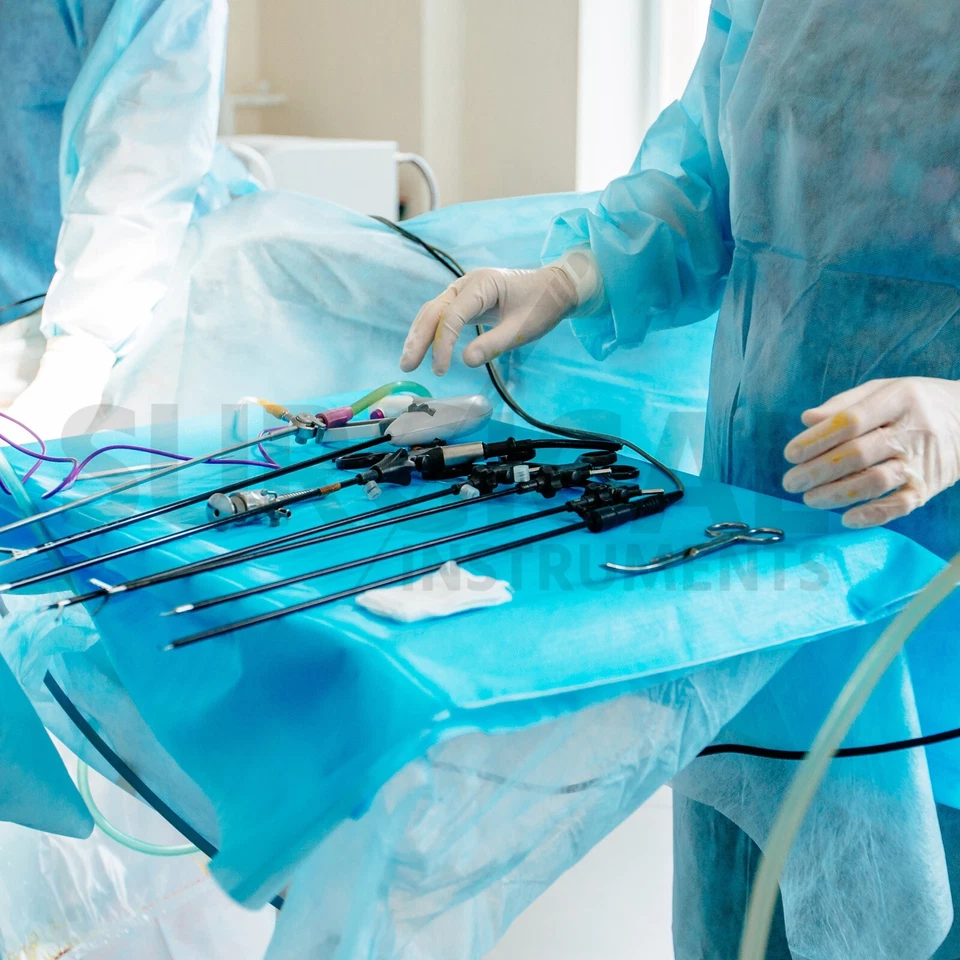 5x330mm Metzenbaum Laparoscopic Scissors Laparoscopy Surgical Medical Instrument - Image 4 of 4