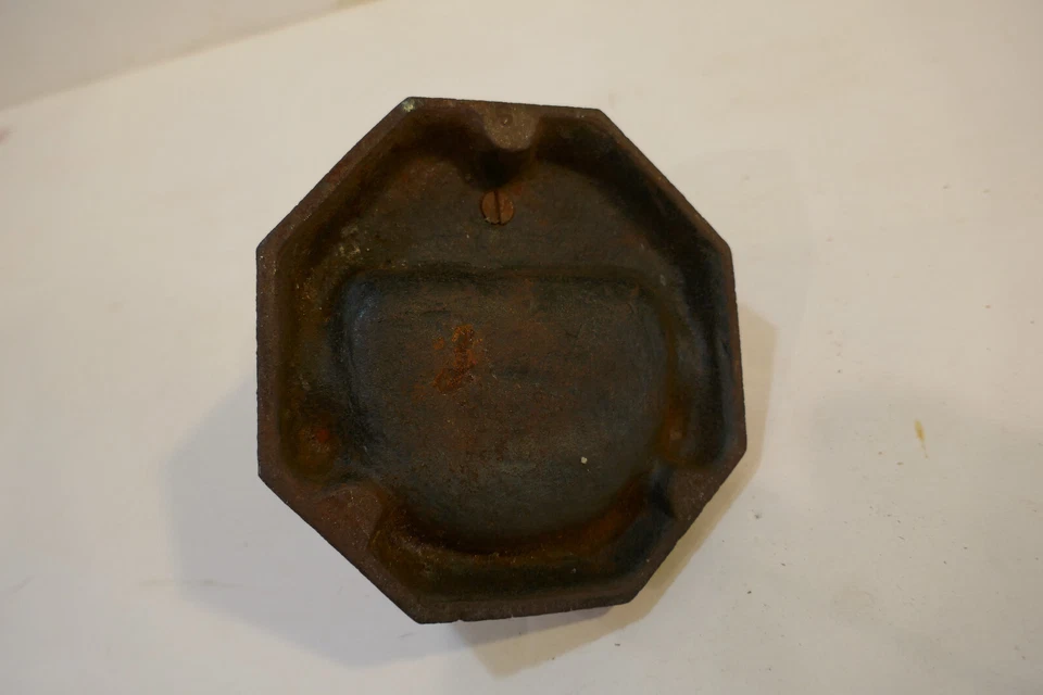 Precioso cigarro elefante de hierro fundido antiguo, cenicero para cigarrillos, ANTIGUO Foto 3 de 4