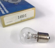 2-PK 1691 28V .61A BA15S Base MINIATURE BULB Light LAMP NOS 40324 NEW