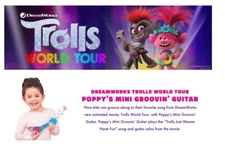 DreamWorks Trolls World Tour Poppy's Mini Groovin Guitar