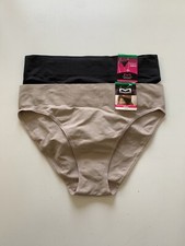 NWT Lot of 2 Maidenform Women's Sz L Seamless High Leg Bikini Underwear DM2317