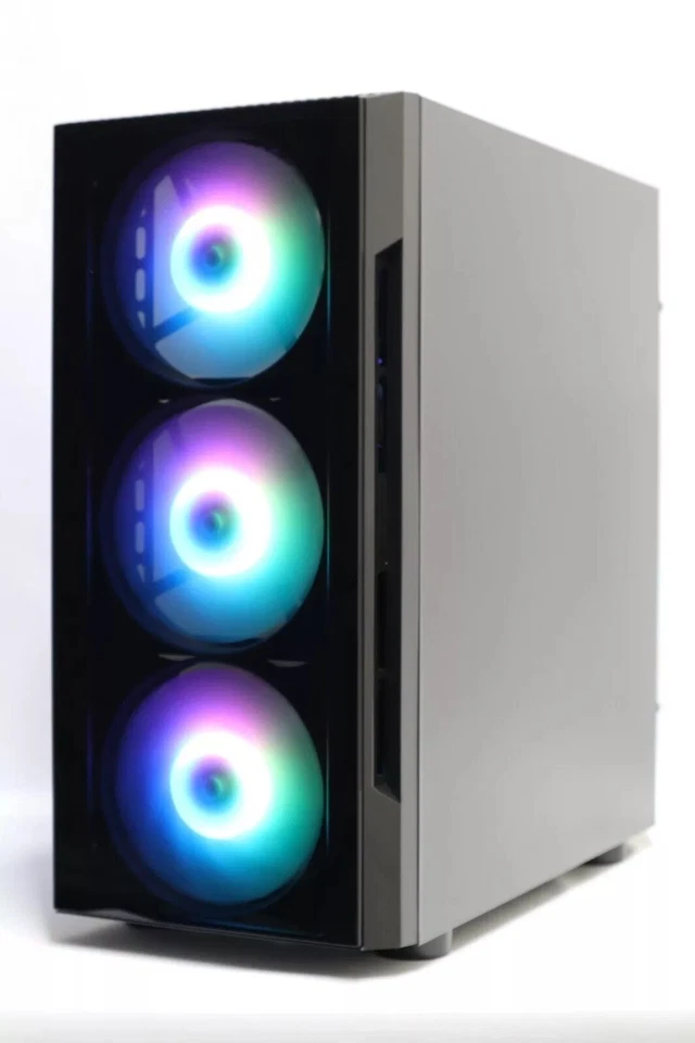 Gaming PC Bundle Core i5 16GB 120GB+500GB GT710 Win10 Computer Monitor 22" - Image 4 of 4