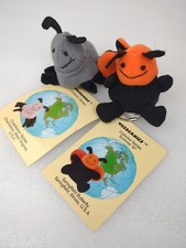 Stuffed Spider  Butterfly Mini Plush Weebeans, Vintage 1997 Weebeanies