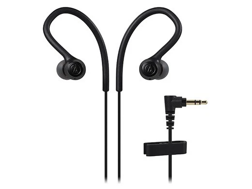 audio technica ATH SPORT10 SONICSPORT In Ear Headphones Black NEW from Japan