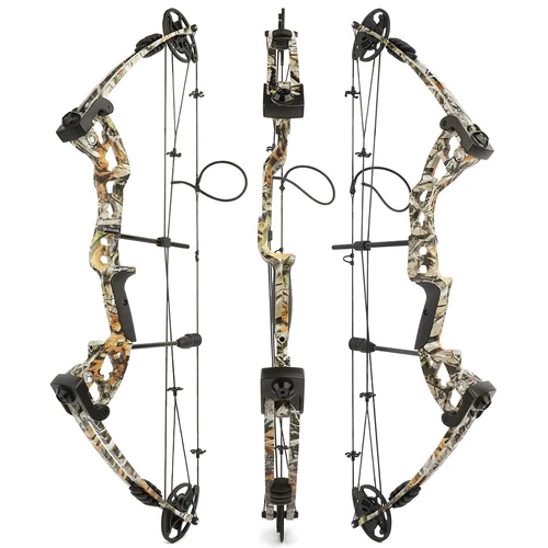 Adjustable 30-60lbs Compound Bow Set Archery Hunting Right Left Shooting Fishing - Picture 20 of 42