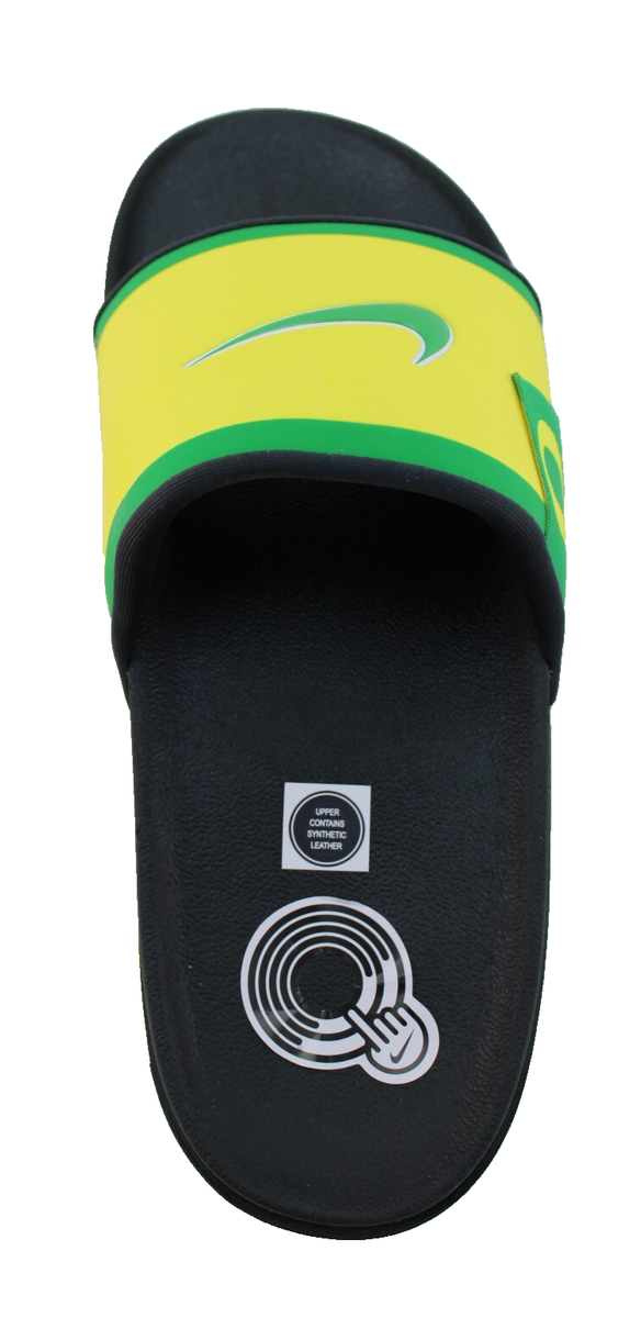NWT NIKE Offcourt Oregon Ducks Men Size 9 Yellow/Green Team  display picture 1