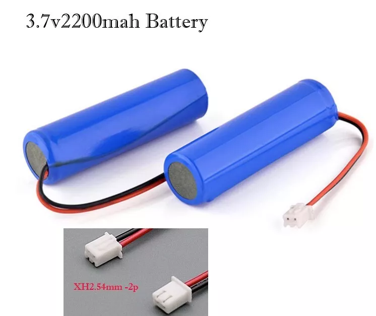 2 PCS 3.7V 2200mAh battery Sound Box Small fan Rechargeable