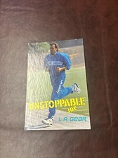 Joe Montana  LA Gear  6 X 9 Card Board Stand Up “ Unstoppable Joe” 49ers  Chiefs