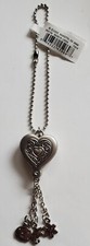 MULTI-DIMENSIONAL GANZ CAR CHARM WITH CHAIN FOR REAR-VIEW MIRROR - HEART