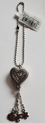 MULTI-DIMENSIONAL GANZ CAR CHARM WITH CHAIN FOR REAR-VIEW MIRROR - HEART
