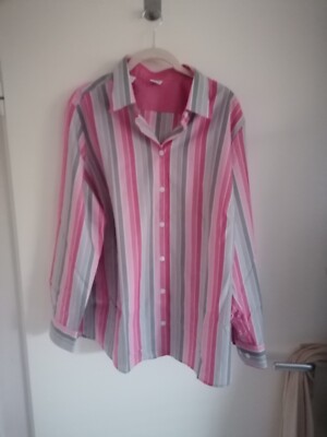 Walbusch Extraglatt Bluse Gr. 48 NEU
