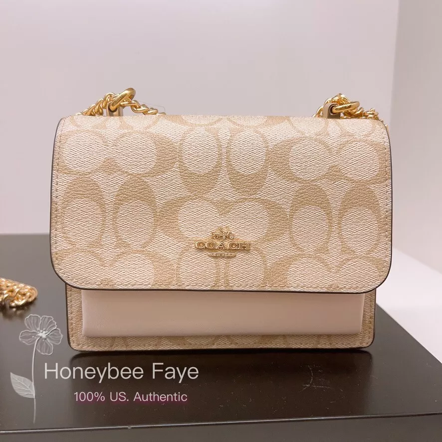 nwt Coach Mini Klare Crossbody In Signature Canvas