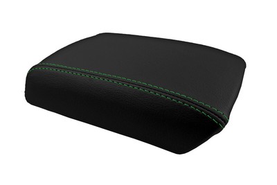 Hyundai Tiburon Console Armrest Lid Trim Cover Vinyl for 2003-2008 Green Stitch