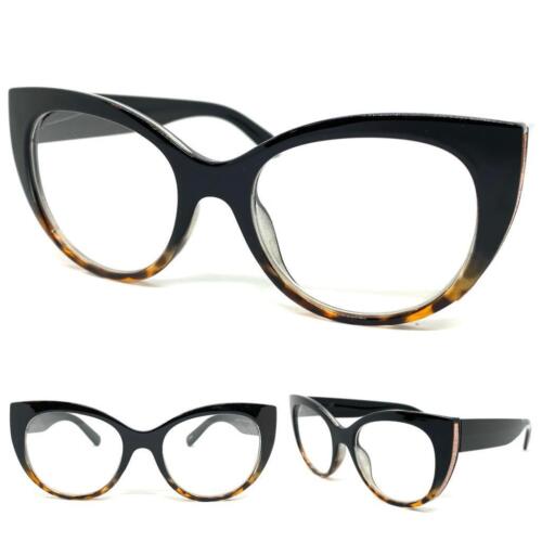 Women Oversize Retro Cat Eye READING Eye Glasses Readers Large Black Frame +1.50 - Afbeelding 1 van 6