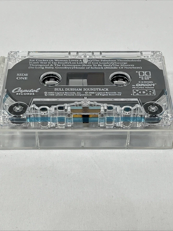 Кассета саундтрека Bull Durham 1988, Capitol Fogerty Cocker Thorogood Vaughn - Изображение 3 из 4