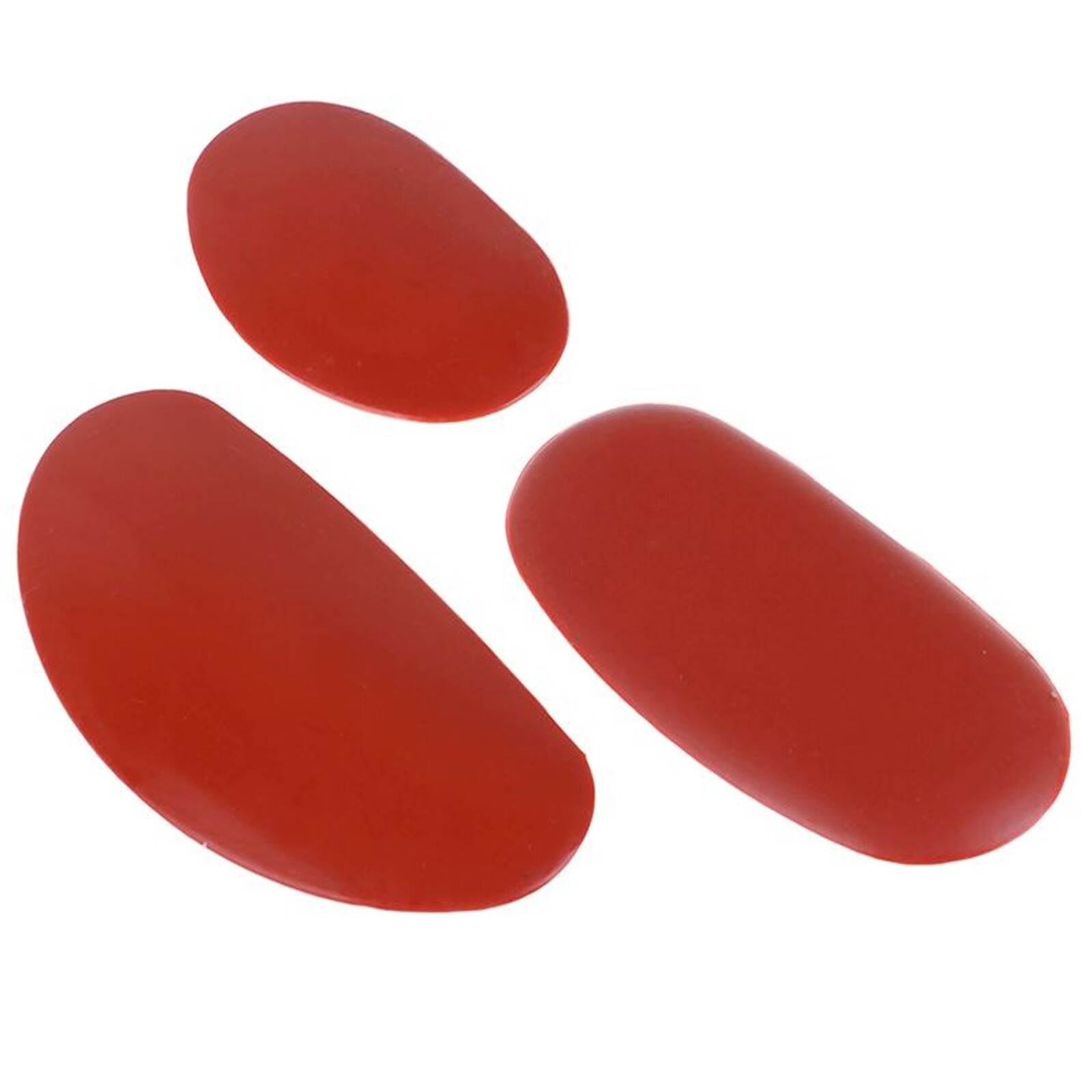 3pcs Soft Rib Tools Rubber Kidney Pottery Throwing Smoothing Finishing