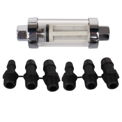 Universal 1/4" 5/16" 3/8" Chrome Gas Glass Reusable Washable - Foto 7