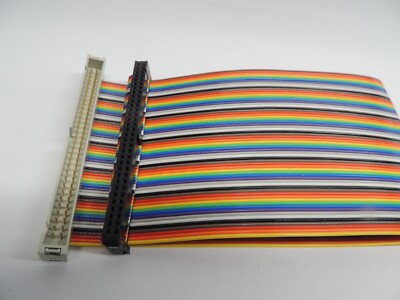1 ft 64-Pin (2x32) Male to Female 2.54mm-Pitch IDC Flat Ribbon Cable
