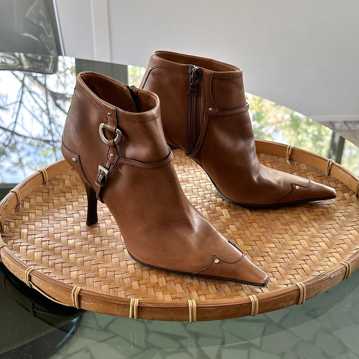 PRADA Leather Upper Western Boots for Women for sale | eBay
