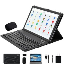 11 in 4G Tablet Android 11, 8GB RAM 256GB ROM 1920x1200 IPS Bundle Keyboard Case